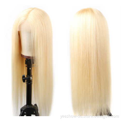 613 Blonde Full Lace Wig Pre Plucked Hairline With Baby Hair 150% Density Brazilian Virgin Human Hair Long Wigs For Black Women